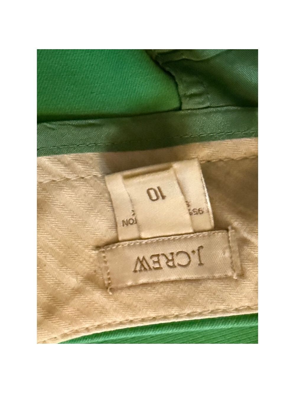 Women's J.Crew Green Pencil Skirt Size 10 - Picture 5 of 10